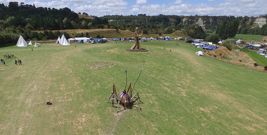 The Giant Weta at Kiwiburn 2017