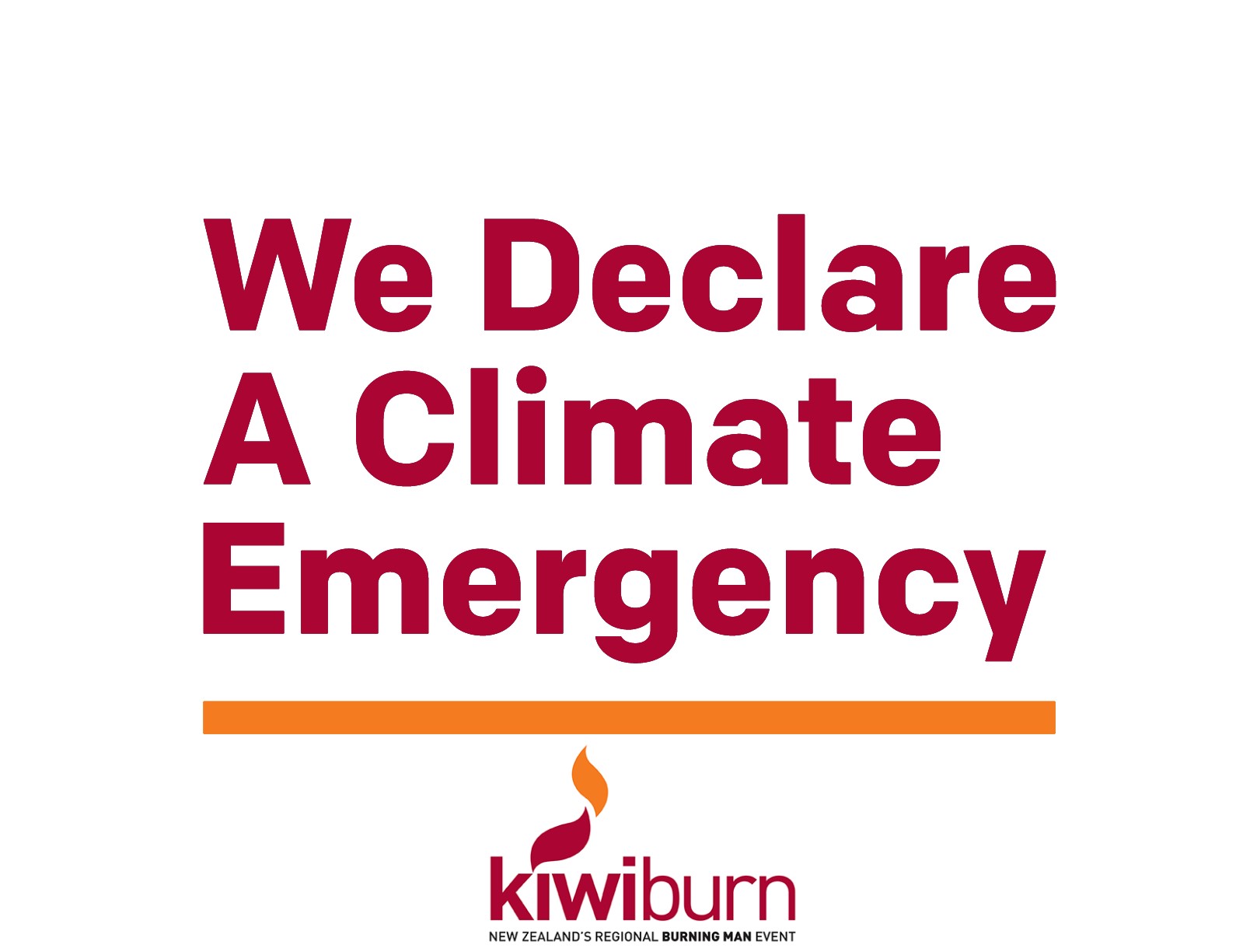 Kiwiburn Declares a Climate Emergency