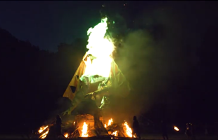 Epic Video of Effigy Burn
