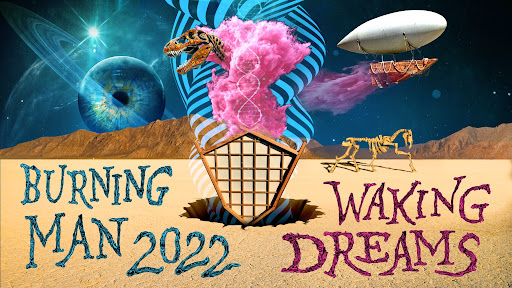 Burning Man 2022 Waking Dreams Logo