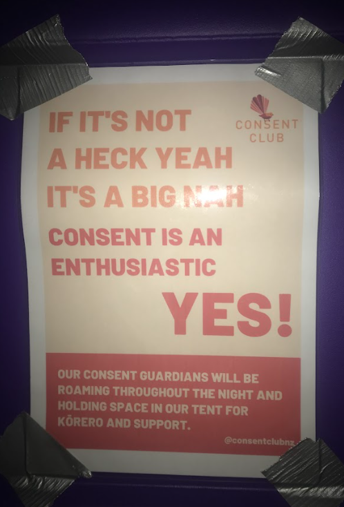 An image of a consent poster from Kiwiburn 2024.