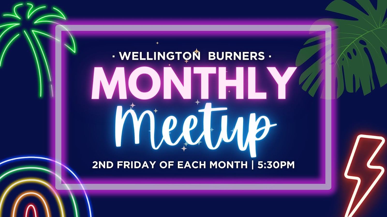 Wellington Burner meetup promo image.