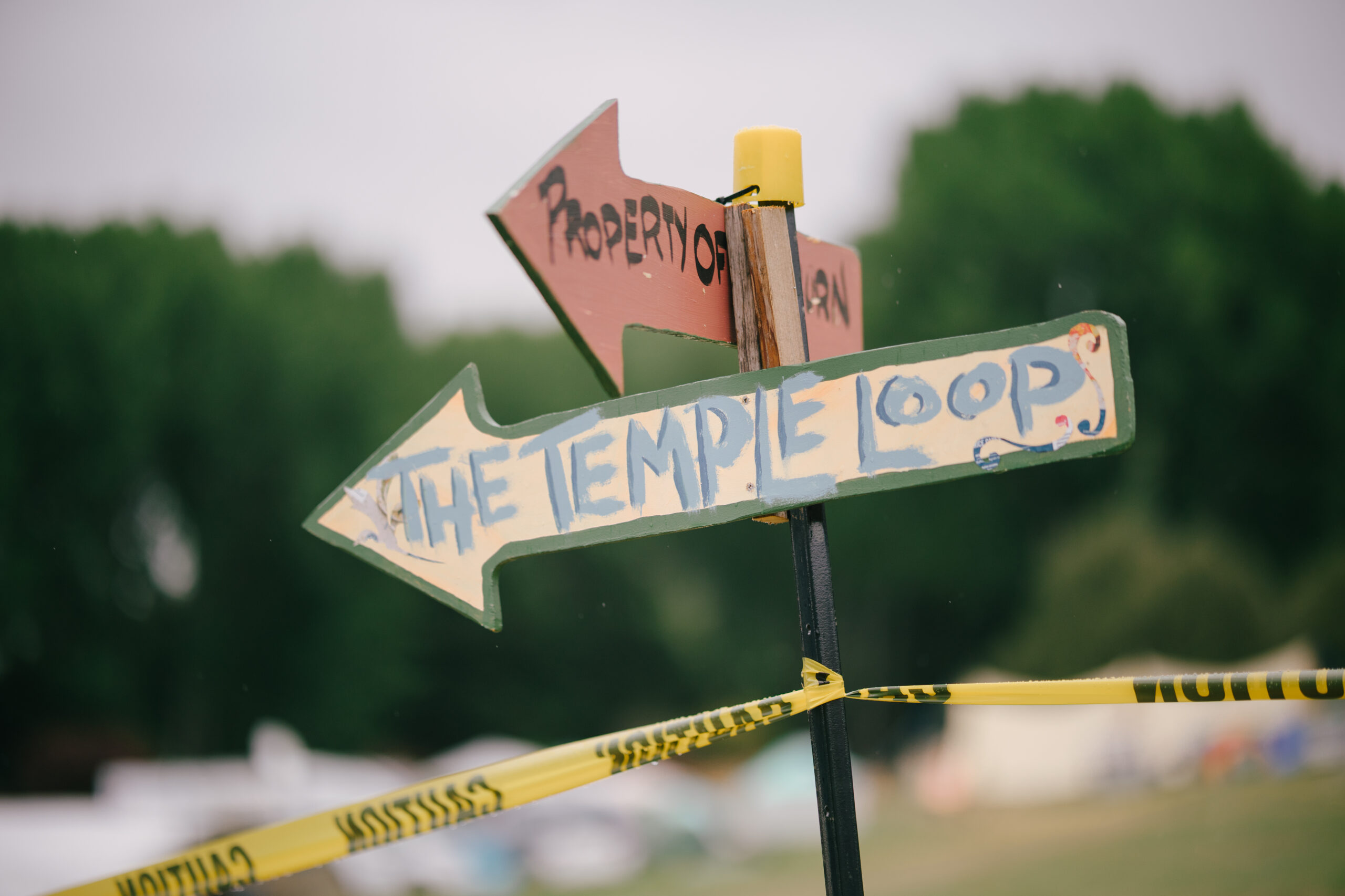 Temple Loop Sign