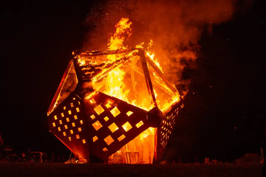 The 2025 temple burn