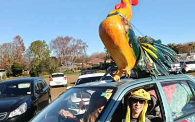 Why did the chicken cross the high jump?