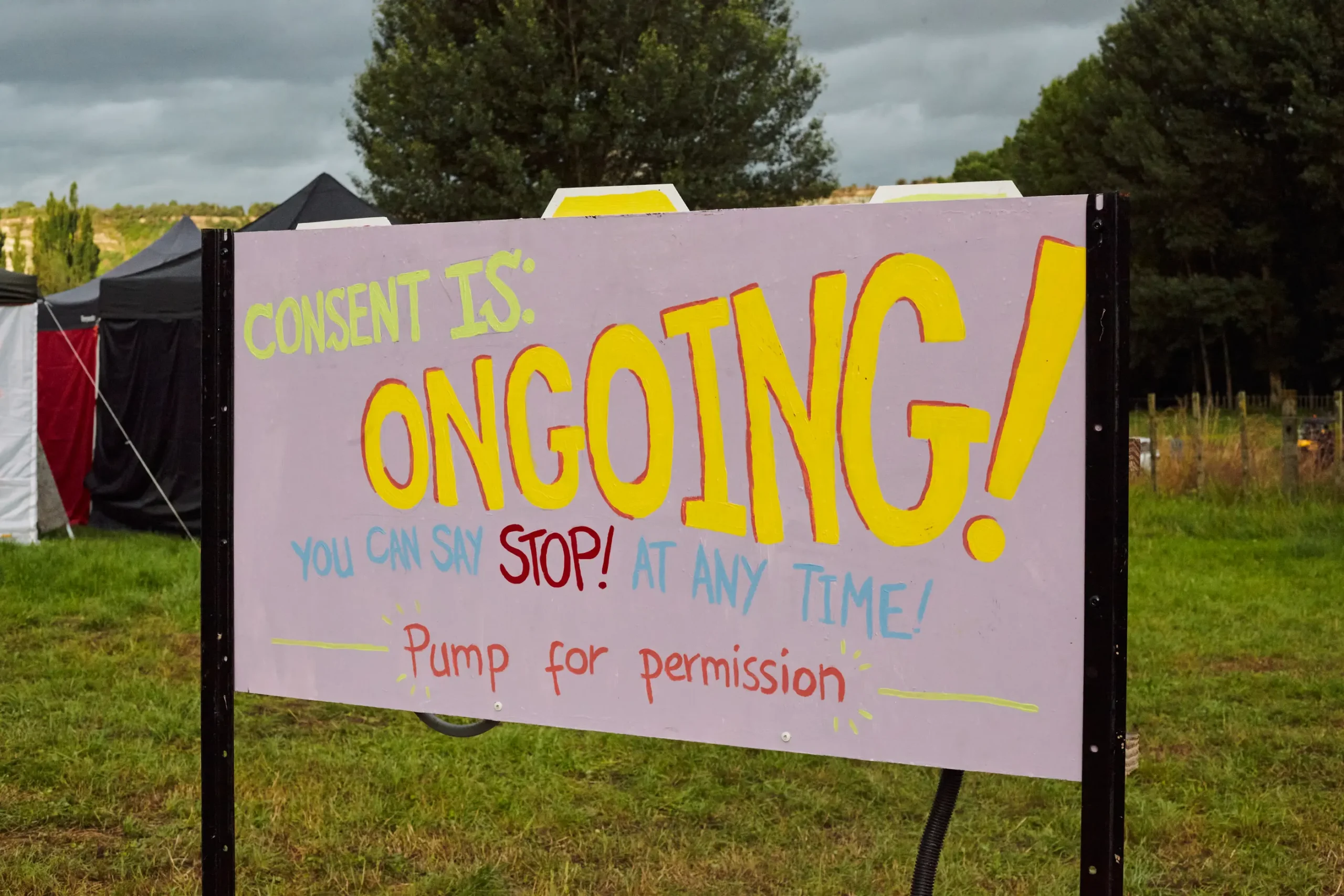 Consent is ongoing sign