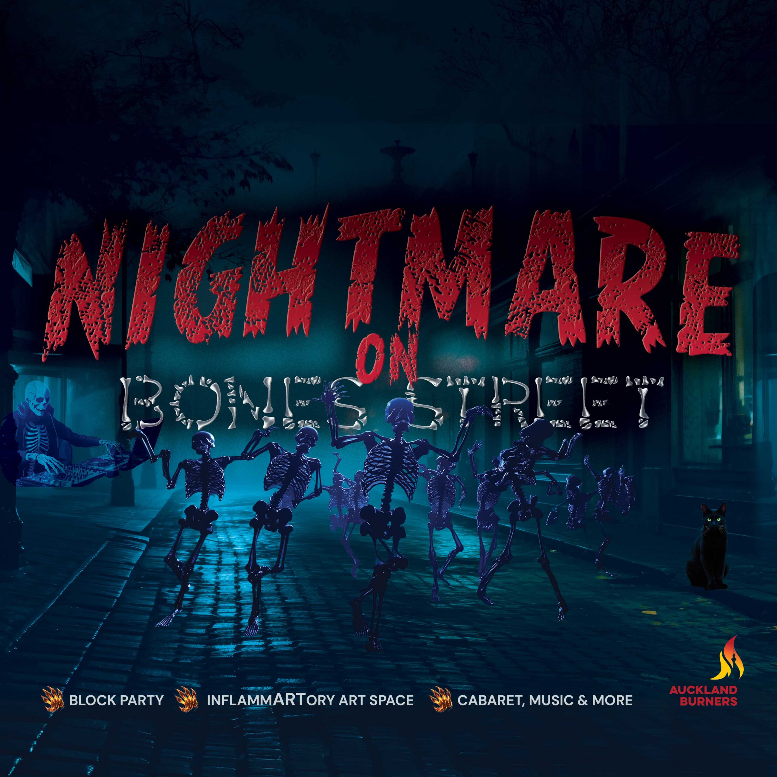 Nightmare on Bones Street poster
