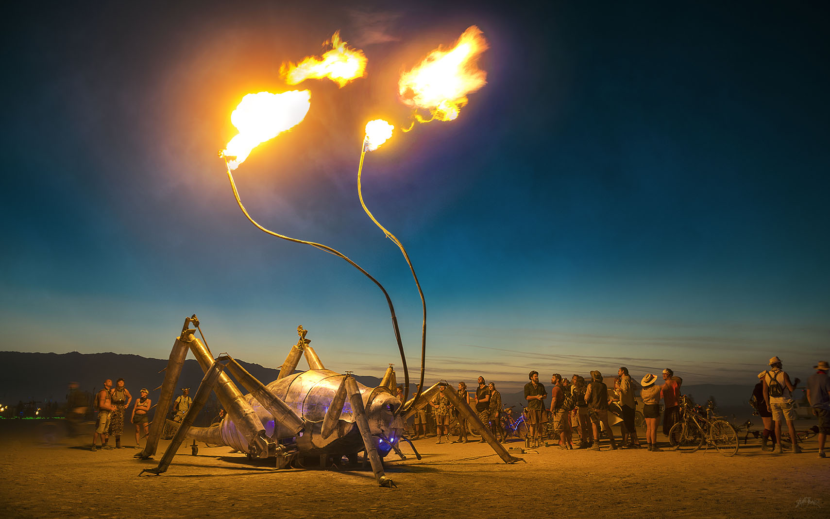 The-Giant-Weta-web Giant Weta flaming artwork at Black Rock City